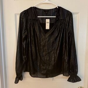 Anthropologie Holiday Blouse, NWT, XS
